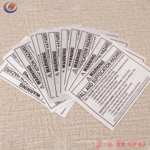 Garment accessories soft printing shirt/tags/woven labels